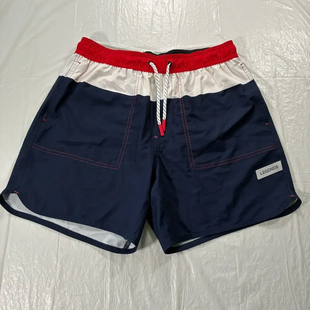 Legends M Luka Shorts Mens Red White Blue Athletic Training